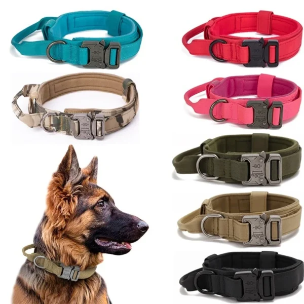 Durable Tactical Dog Collar Leash Set - Image 22