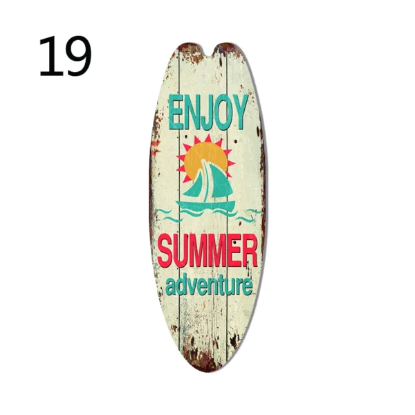 Surfboard Summer Beach Ocean Hanging Signs - Image 10