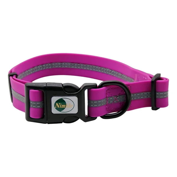 Dog Collar Waterproof Pet, Anti-Odor Durable Adjustable Polyester Soft with Reflective Stripe - Image 6