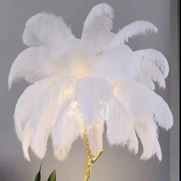 Ostrich Feather Led Floor Lamp - Image 8