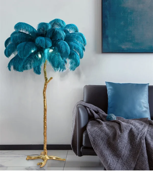 Ostrich Feather Led Floor Lamp - Image 18