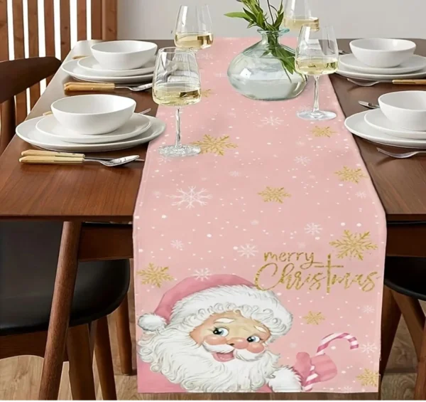 Linen Christmas Table Runner - Image 19