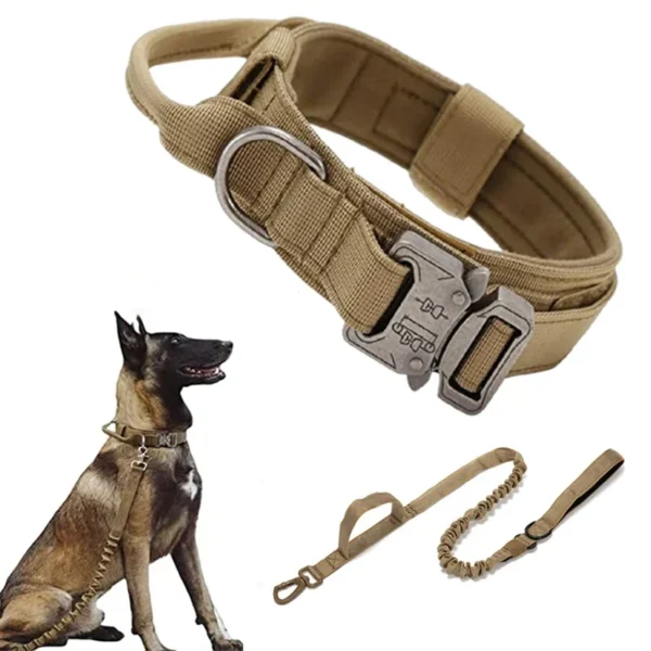 Durable Tactical Dog Collar Leash Set - Image 17