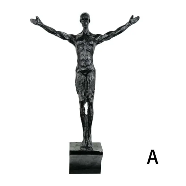 Athlete Rock Climbing Man Resin - Image 13