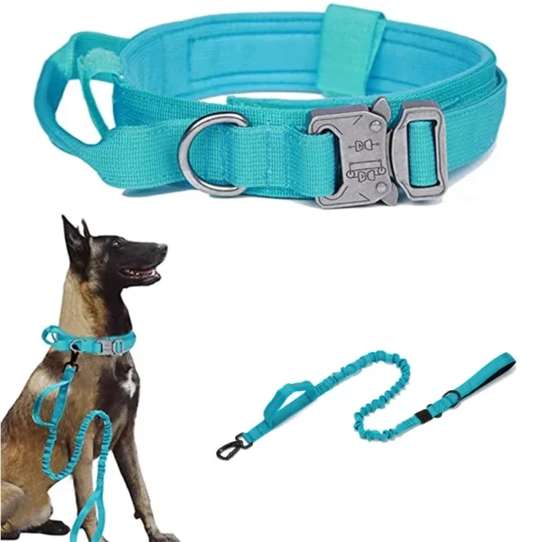 Durable Tactical Dog Collar Leash Set - Image 12