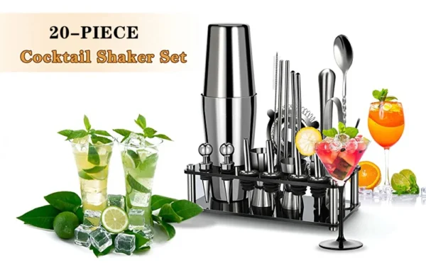 23-Piece Cocktail Shaker Set Stainless Steel - Image 10