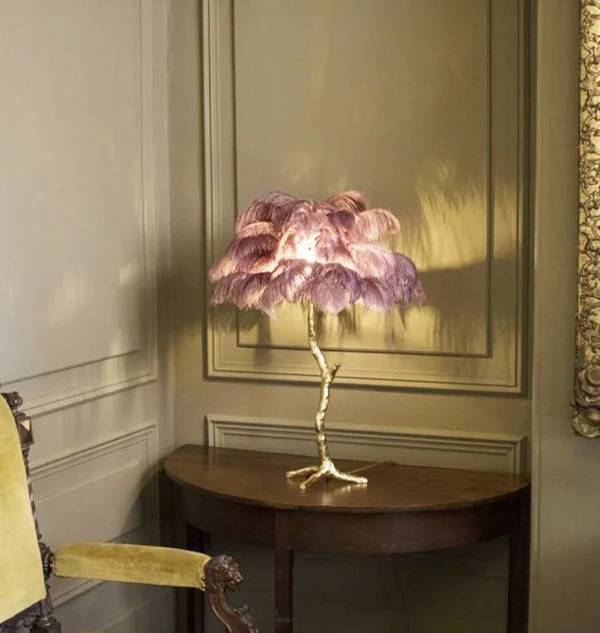 Ostrich Feather Led Floor Lamp - Image 21