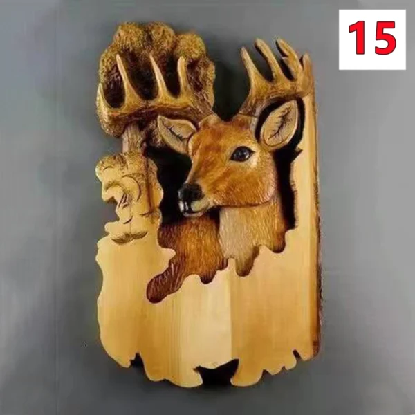 Animal Carving Handcraft Sculpture Wood - Image 20