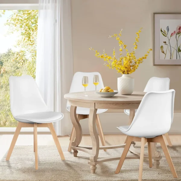 Set of 4 Mid-Century Modern Dinning Chairs - Image 2