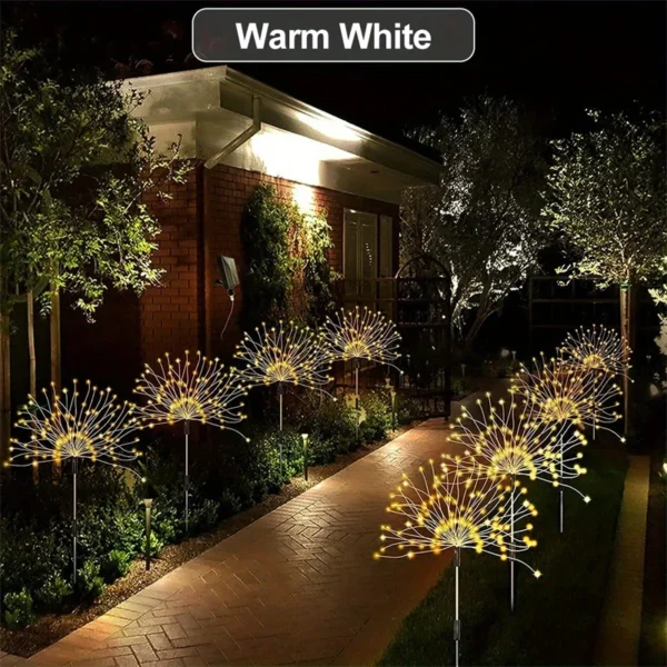 LED Solar Firework Light Waterproof Outdoor - Image 7