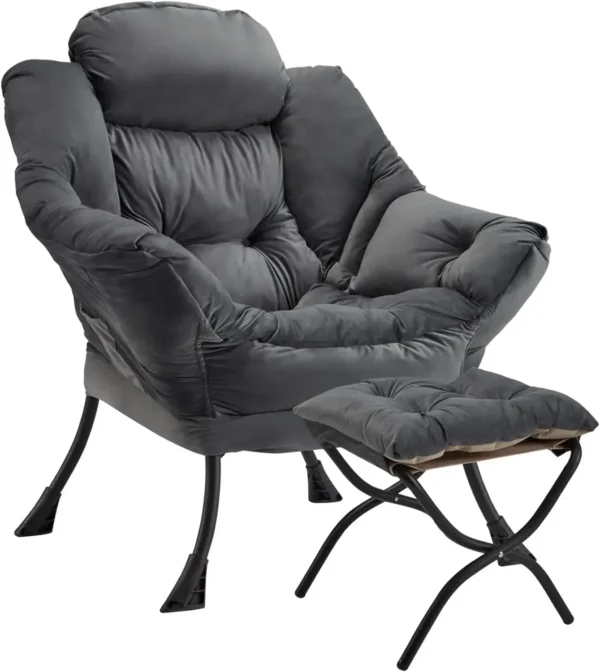 Modern Lounge Accent Chair with Armrests - Image 11