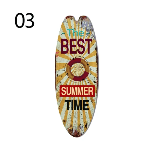 Surfboard Summer Beach Ocean Hanging Signs - Image 11