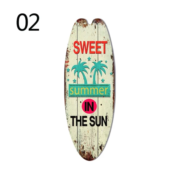 Surfboard Summer Beach Ocean Hanging Signs - Image 12