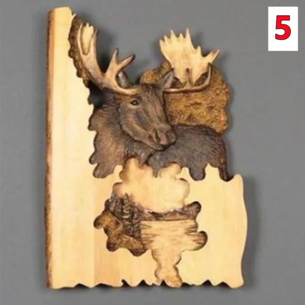 Animal Carving Handcraft Sculpture Wood - Image 10