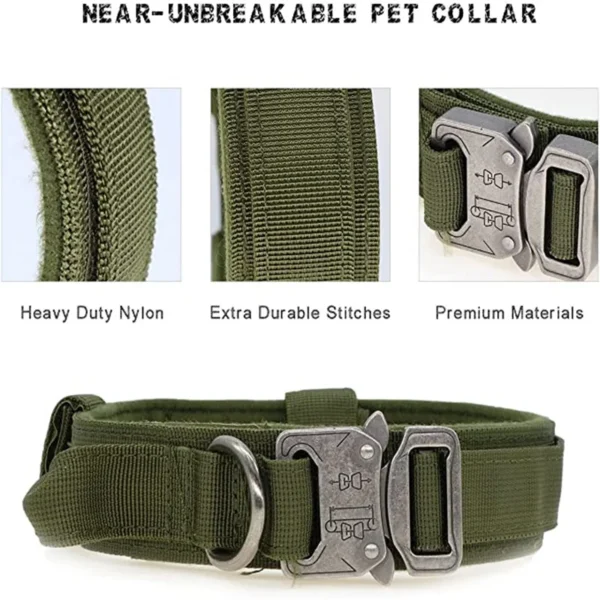 Durable Tactical Dog Collar Leash Set - Image 25