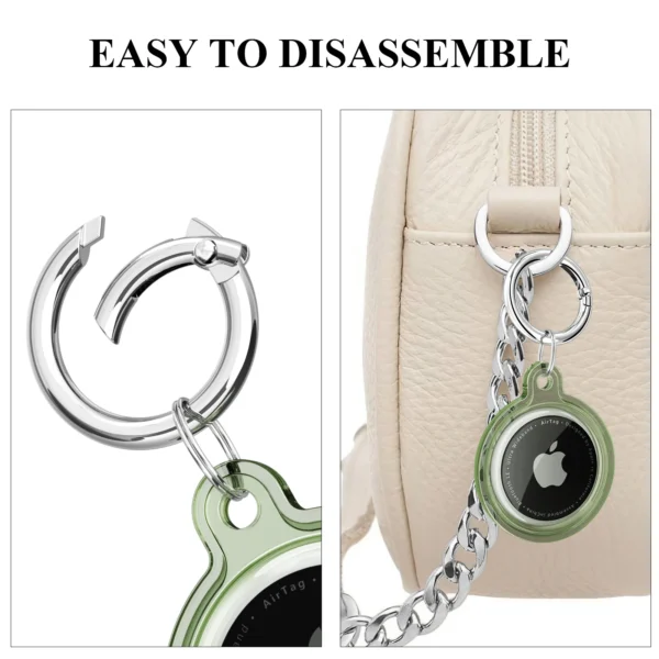 Waterproof Anti-lost Keychain Holder Transparent for Air-tag - Image 6