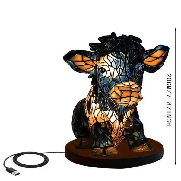 3D Highland Cow Nightstand Lamp - Image 5