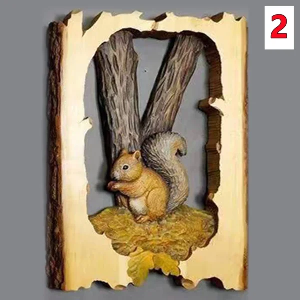 Animal Carving Handcraft Sculpture Wood - Image 9