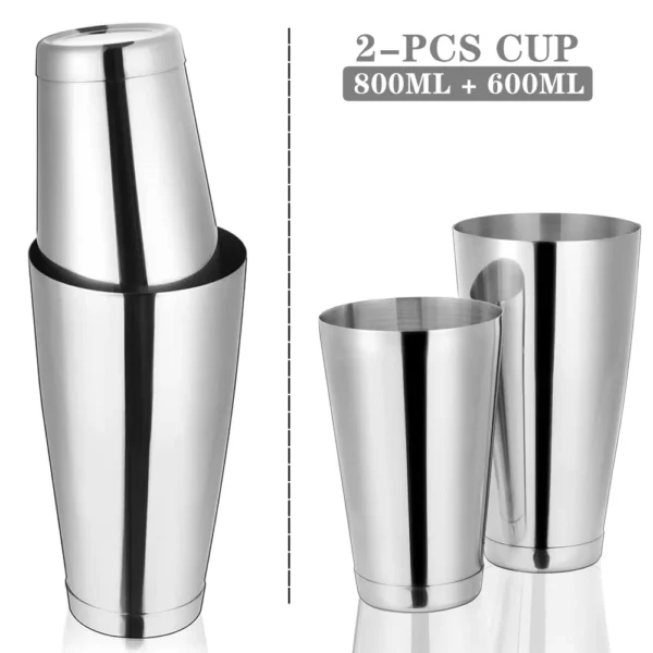 23-Piece Cocktail Shaker Set Stainless Steel - Image 8