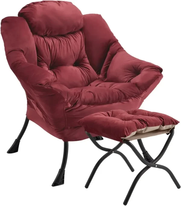 Modern Lounge Accent Chair with Armrests - Image 12