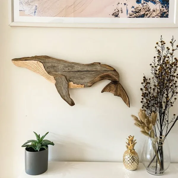 Wooden Sea Fish Home Décor - Image 4