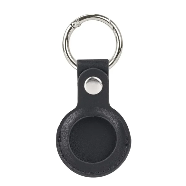 Air-tags Case Leather Keychain Protective For Air-tag Tracker Locator Device - Image 13