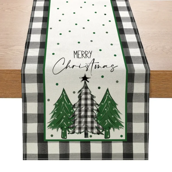 Linen Christmas Table Runner - Image 13