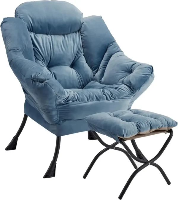 Modern Lounge Accent Chair with Armrests - Image 10