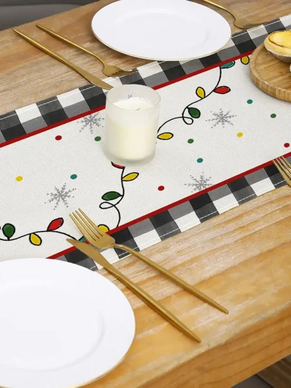 Linen Christmas Table Runner - Image 22