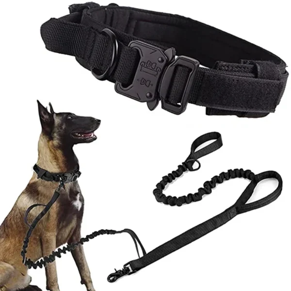 Durable Tactical Dog Collar Leash Set - Image 14