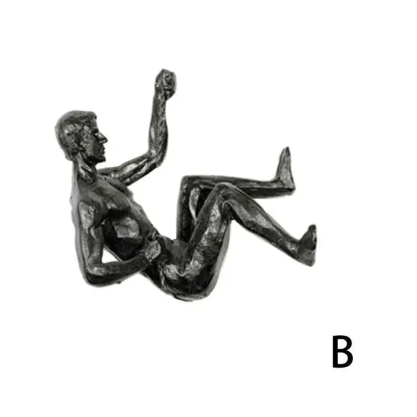 Athlete Rock Climbing Man Resin - Image 7