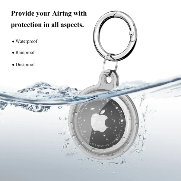 Waterproof Anti-lost Keychain Holder Transparent for Air-tag - Image 3