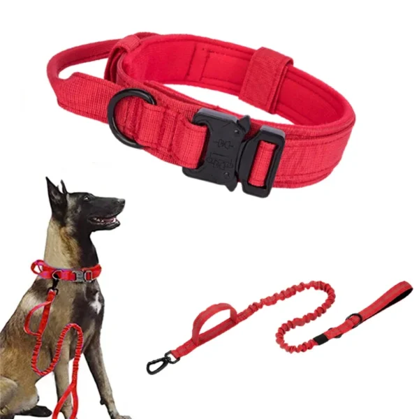 Durable Tactical Dog Collar Leash Set - Image 10