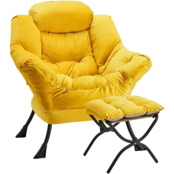 Modern Lounge Accent Chair with Armrests - Image 17