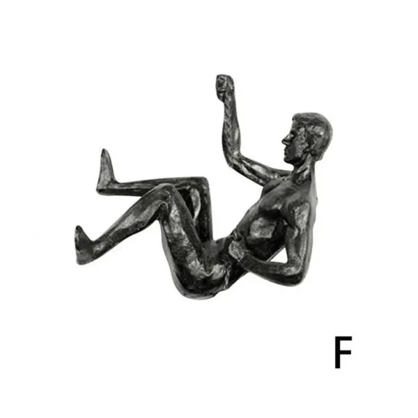 Athlete Rock Climbing Man Resin - Image 11