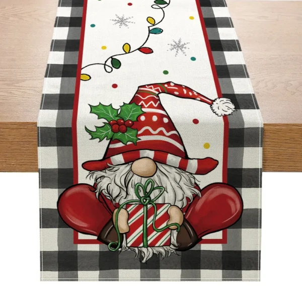 Linen Christmas Table Runner - Image 18