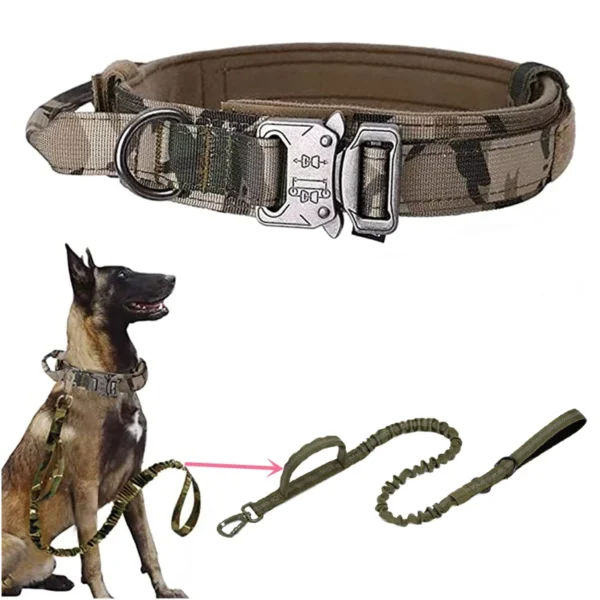 Durable Tactical Dog Collar Leash Set - Image 41