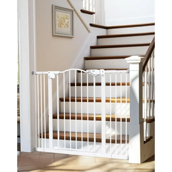 39.6” Dog Gate for Stairs & Doorways, 30" - Image 4