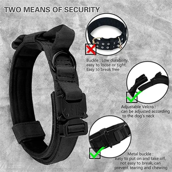 Durable Tactical Dog Collar Leash Set - Image 27