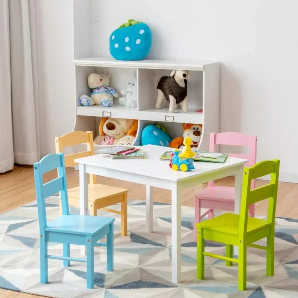 5 Piece Wood Activity Table & Chairs for Children - Image 19