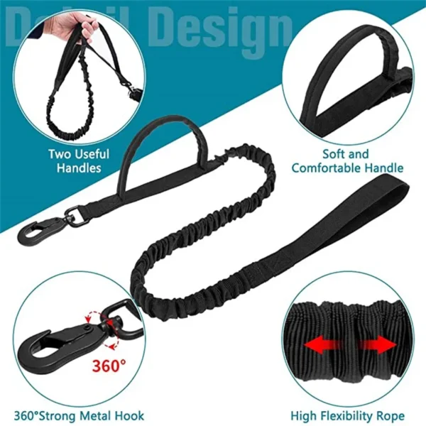 Durable Tactical Dog Collar Leash Set - Image 29