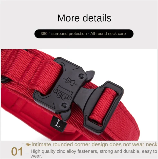 Durable Tactical Dog Collar Leash Set - Image 33