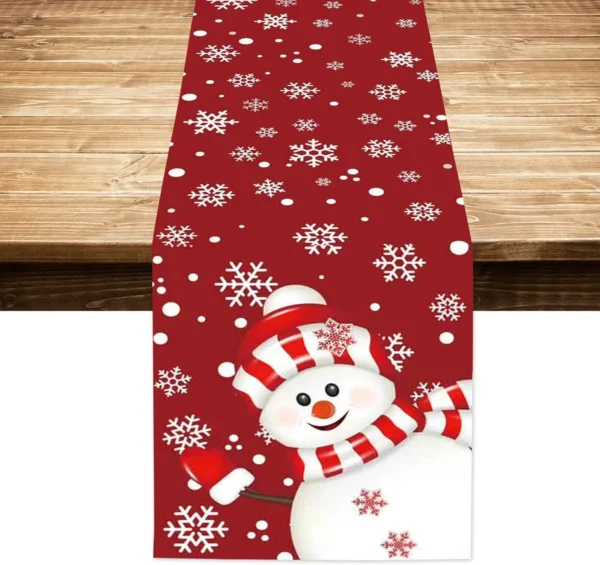 Linen Christmas Table Runner - Image 20