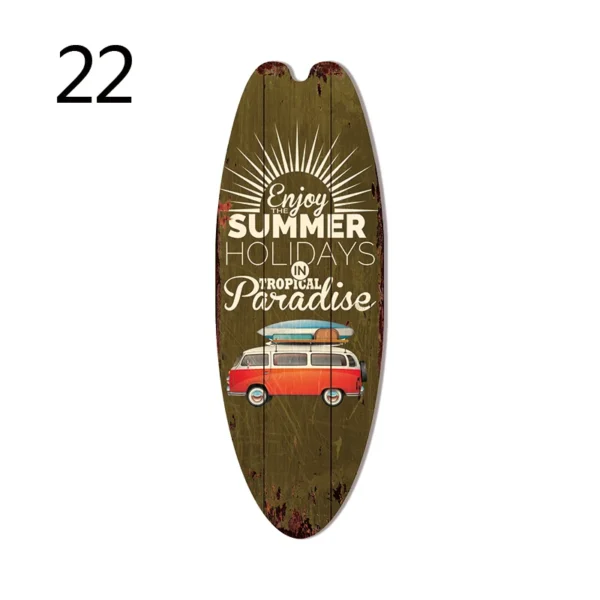 Surfboard Summer Beach Ocean Hanging Signs - Image 7