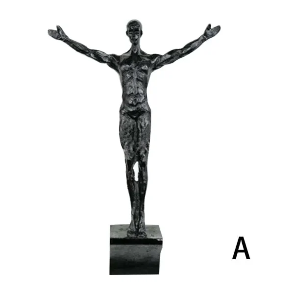 Athlete Rock Climbing Man Resin - Image 8