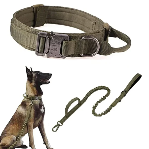 Durable Tactical Dog Collar Leash Set - Image 2