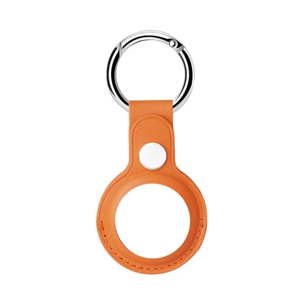 Air-tags Case Leather Keychain Protective For Air-tag Tracker Locator Device - Image 6