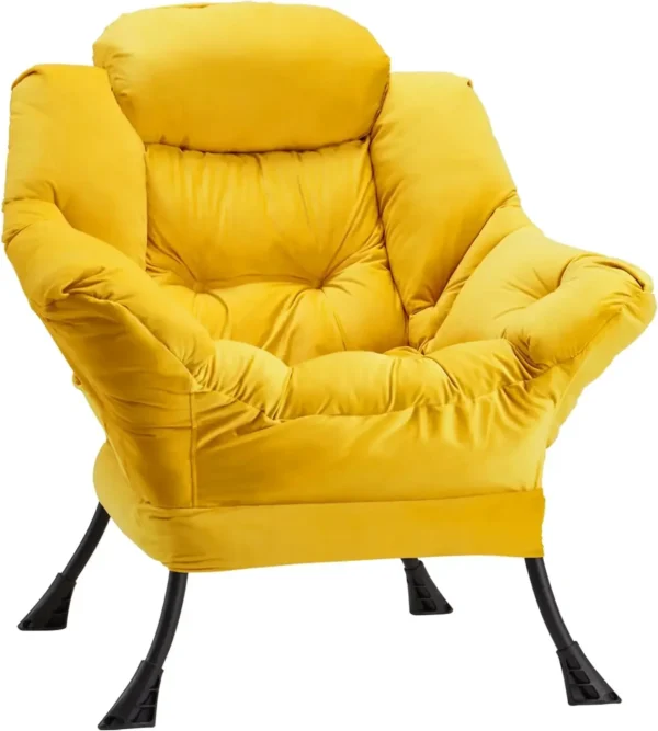 Modern Lounge Accent Chair with Armrests - Image 6