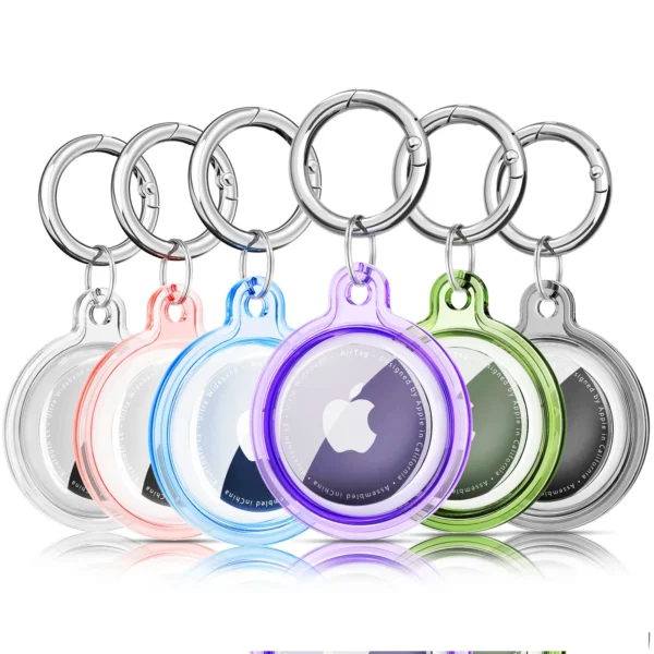 Waterproof Anti-lost Keychain Holder Transparent for Air-tag