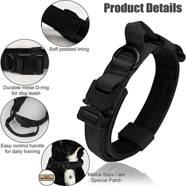 Durable Tactical Dog Collar Leash Set - Image 39